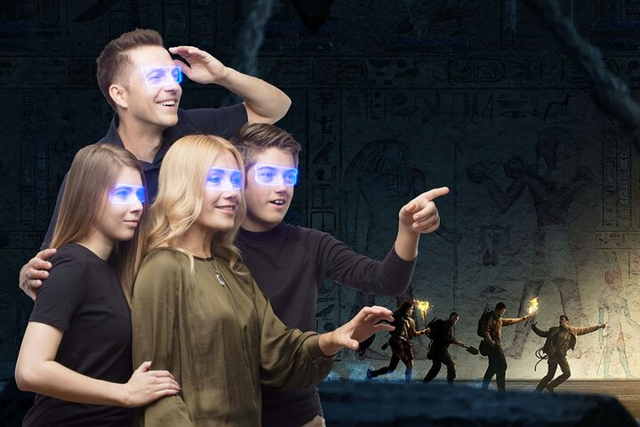 Immerse yourself in thrilling adventures as you and your friends explore ancient mysteries and iconic landscapes unleashing your competitive spirit in an unforgettable VR experience in the heart of Prague.